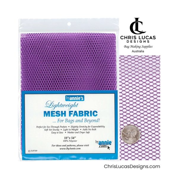 By Annie’s Mesh Fabric Tahiti Australian Bag Making Supplies Australia Chris Lucas Designs