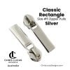 Classic Zipper Pulls Size #5 Silver