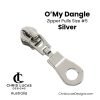 O’ My Dangle Zipper Pulls Size #5 Silver