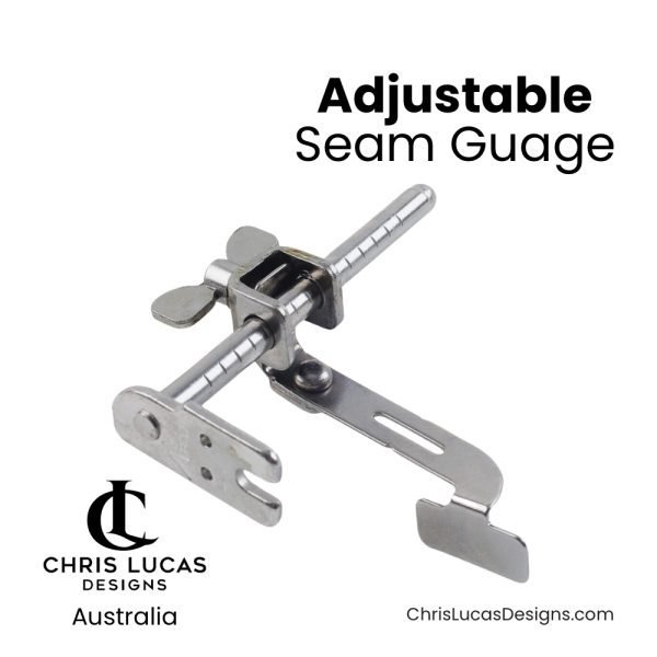Adjustable Seam Gauge Presser Foot Attachment Australian Bag Making Supplies Australia Chris Lucas Designs