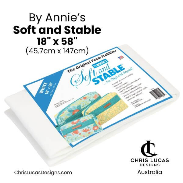 By Annie Soft and Stable bag foam 18 x 58 inch at Chris Lucas Designs Australia
