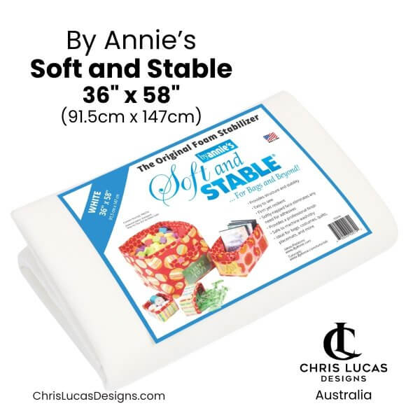 By Annie Soft and Stable bag foam 36 x 58 inch at Chris Lucas Designs Australia