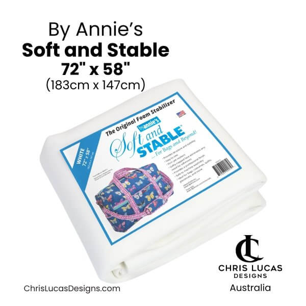 By Annie Soft and Stable bag foam 72 x 58 inch at Chris Lucas Designs Australia